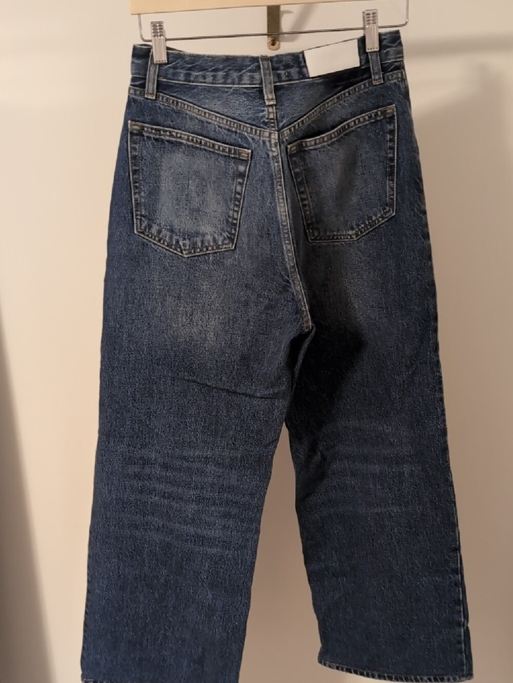 Re/Done Wide Leg Cropped High Rise - Picture 3 of 4